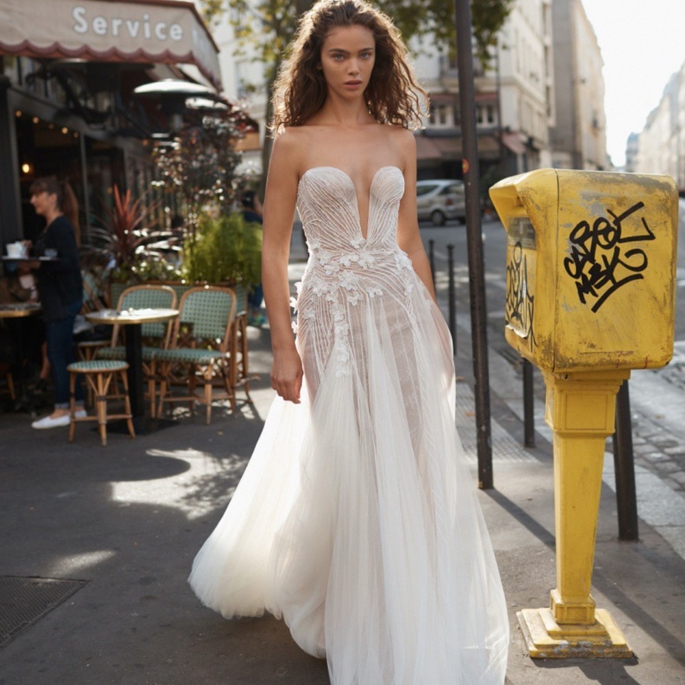 Liz Martinez Hand Beaded Wedding Gown